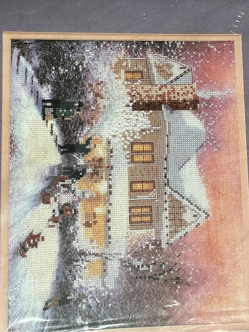 Thomas Kinkade “Victorian Christmas II”Cross-Stitch Kit